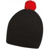 Zimná čiapka CoFEE Contrasting - čierna-červená Zimná čiapka CoFEE Contrasting - čierna-červená