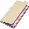 DUX DUCIS Skin Pro knižkové kožené puzdro na Xiaomi Redmi K40 / Poco F3, zlaté DUX DUCIS Skin Pro knižkové kožené puzdro na Xiaomi Redmi K40 / Poco F3, zlaté
