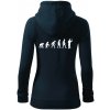 Evolúcia šípky - Mikina dámska trendy zipper s kapucňou - XL ( Tmavomodrá (takmer čierna) ) Evolúcia šípky - Mikina dámska trendy zipper s kapucňou - XL ( Tmavomodrá (takmer čierna) )
