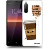 Picasee silikónový čierny obal pre Sony Xperia 10 II - Cute coffee Picasee silikónový čierny obal pre Sony Xperia 10 II - Cute coffee