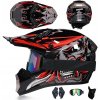 DETSKÁ CROSSOVÁ PRILBA MOTOR ENDURO ŠTVORKOLKA + RUKAVICE + OKULIARE DETSKÁ CROSSOVÁ PRILBA MOTOR ENDURO ŠTVORKOLKA + RUKAVICE + OKULIARE