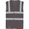 Yoko Reflexná sieťovaná vesta HVW120 Grey XXL Yoko Reflexná sieťovaná vesta HVW120 Grey XXL