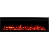 Aflamo Elektrický krb AFLAMO Royal PRO 100 - realistický oheň - nástenný alebo vstavaný - 100x38x16 cm - dekoratívny elektrický krb LED s funkciou vykurovania 750/1500 W