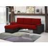 Rohová rozkladacia sedačka LOCUS červená-čierna - SAWANA 13 + SAWANA 14 Rohová rozkladacia sedačka LOCUS červená-čierna - SAWANA 13 + SAWANA 14