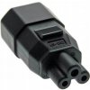 Premium Cord adaptér IEC C14 na IEC C5 trojlístek 230V 10A Premium Cord adaptér IEC C14 na IEC C5 trojlístek 230V 10A