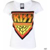 Tričko metal AMPLIFIED Kiss DISTRESSED ARMY WHITE Čierna biela Tričko metal AMPLIFIED Kiss DISTRESSED ARMY WHITE Čierna biela