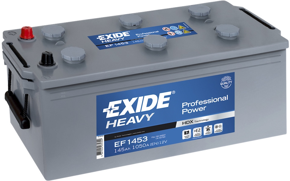 Exide Professional Power 12V 145Ah 1050A EF1453
