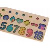 IKO Montessori triedič čísel 3v1 13x36cm IKO Montessori triedič čísel 3v1 13x36cm