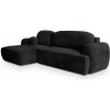 Rohová rozkladacia sedačka Modenza - čierna Kronos Strana: Ľavá Rohová rozkladacia sedačka Modenza - čierna Kronos Strana: Ľavá