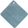 Vossen detský uterák s kapucňou 100 x 100 cm dusty blue
