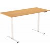 AlzaErgo Table ET2 Core biely + doska 140 × 80 cm lamino dub AlzaErgo Table ET2 Core biely + doska 140 × 80 cm lamino dub