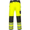 Portwest PW303 Ľahké strečové nohavice PW3 Hi Vis Žltá Čierna