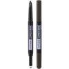 Maybelline Express Brow Satin Duo ceruzka a púder na obočie 2v1 Dark Brown 0,71 g Maybelline Express Brow Satin Duo ceruzka a púder na obočie 2v1 Dark Brown 0,71 g