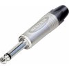 Neutrik NP2X jack konektor 6.35 mm zástrčka, rovná Pólov: 2 čiernobiela strieborná 1 ks; NP2X Neutrik NP2X jack konektor 6.35 mm zástrčka, rovná Pólov: 2 čiernobiela strieborná 1 ks; NP2X