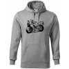 Športová motorka - Mikina pánska Cape s kapucňou - L ( Tmavosivý melír ) Športová motorka - Mikina pánska Cape s kapucňou - L ( Tmavosivý melír )