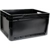 Eurobox-System Systém Eurobox, pevná nástěnná krabice, 40 x 30 x 22 cm, černá Eurobox-System Systém Eurobox, pevná nástěnná krabice, 40 x 30 x 22 cm, černá