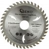 GEKO Pílový kotúč s SK plátkami 115x1,8x22,2mm, zuby 40, G00101 GEKO Pílový kotúč s SK plátkami 115x1,8x22,2mm, zuby 40, G00101