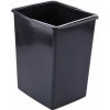 Elletipi Plastový kôš s rukoväťou 17 l, čierna
