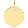 Lillian Vassago Zlatý prívesok Kruh s venovaním LLV82 GP013Y