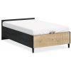 Cilek Posteľ s úložným priestorom 120x200 cm bez čela Black Cilek Posteľ s úložným priestorom 120x200 cm bez čela Black