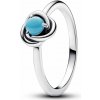 PANDORA prsten Tyrkysový kruh věčnosti 48 PANDORA prsten Tyrkysový kruh věčnosti 48
