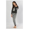 Vienetta Secret dievčenské pyžamo Actual boss šedá