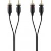 Belkin Cable Audio 2Xrca/2Xrca 1,0 m black Gold Plated Belkin Cable Audio 2Xrca/2Xrca 1,0 m black Gold Plated