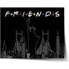Sablio Plagát Seriál Priatelia FRIENDS Obrysy - 90x60 cm Sablio Plagát Seriál Priatelia FRIENDS Obrysy - 90x60 cm
