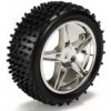 Himoto Gumy BUGGY komplet nalepené - predné, chróm, 2 ks 1:10 Himoto Gumy BUGGY komplet nalepené - predné, chróm, 2 ks 1:10