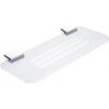 Nimco Kibo - Polička s frézovanými otvormi, dĺžka 30 cm, matný plexiglass/chróm Ki X330-26 Nimco Kibo - Polička s frézovanými otvormi, dĺžka 30 cm, matný plexiglass/chróm Ki X330-26