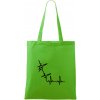 Taška bavlnená 42x38 cm, EKG bouldering, Apple Green