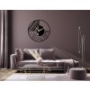 Karls Design Drevené nástenné hodiny Modern 60 cm zlatá Karls Design Drevené nástenné hodiny Modern 60 cm zlatá