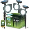 3x LED solárne záhradné bodové svietidlo OGA reflektor IP44 6500K LUMILED 3x LED solárne záhradné bodové svietidlo OGA reflektor IP44 6500K LUMILED