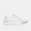 Skechers Dámske bielo-strieborné tenisky Skechers Arch Fit 2.0 - Glow The Distance Skechers Dámske bielo-strieborné tenisky Skechers Arch Fit 2.0 - Glow The Distance