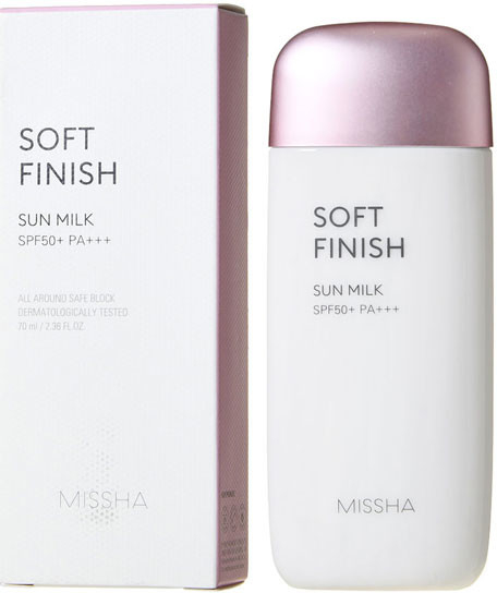 Missha All Around Safe Block Soft Finish Sun Milk SPF50+ 70 ml