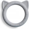 Mushie silikónové hryzátko CAT - Stone Mushie silikónové hryzátko CAT - Stone