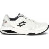 Pánska tenisová obuv Lotto Mirage 200 II Speed All White/All Black/Asphalt EUR 45 Pánska tenisová obuv Lotto Mirage 200 II Speed All White/All Black/Asphalt EUR 45