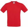 Pánske tričko B&C Exact V-Neck - červené, XXL Pánske tričko B&C Exact V-Neck - červené, XXL