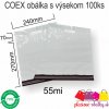 Plastové obálky COEX s výsekom Balenie: 100 ks balenie, Rozmer: 240 x 350 mm (int. 240 x 270 mm) Plastové obálky COEX s výsekom Balenie: 100 ks balenie, Rozmer: 240 x 350 mm (int. 240 x 270 mm)