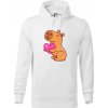 Zamilovaná kapybara - Mikina pánska Cape s kapucňou - 2XL ( Biela ) Zamilovaná kapybara - Mikina pánska Cape s kapucňou - 2XL ( Biela )