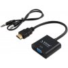SAVIO CL-23/B HDMI-VGA adaptér so zvukom (CL-23/B) SAVIO CL-23/B HDMI-VGA adaptér so zvukom (CL-23/B)