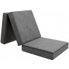 FDM Skladací matrac pre hostí a na cesty MASON 80x200x14 cm tmavosivá FDM Skladací matrac pre hostí a na cesty MASON 80x200x14 cm tmavosivá