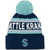 Outerstuff Detská zimná čiapka Seattle Kraken Jacquard Cuffed Knit With Pom Outerstuff Detská zimná čiapka Seattle Kraken Jacquard Cuffed Knit With Pom