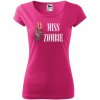 Dámske tričko miss zombie - černá - XL Dámske tričko miss zombie - černá - XL
