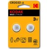 Batéria jednorázová líthiová, gombíková, CR2032, 3V, Kodak, blister, 2-pack, KOD-2032 Batéria jednorázová líthiová, gombíková, CR2032, 3V, Kodak, blister, 2-pack, KOD-2032