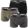 Boss cotton stretch power design modern forest & B logo