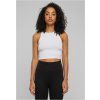 Women's cropped top white šedá 4XL Urban Classics 4065812625809 Women's cropped top white šedá 4XL Urban Classics 4065812625809