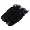 Kučeravý clip in maxi set 53cm pravé ľudské vlasy - REMY 200g - čierna Kučeravý clip in maxi set 53cm pravé ľudské vlasy - REMY 200g - čierna
