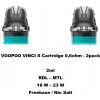 VooPoo Vinci S cartridge 0,6 ohm 2 ml 2 ks