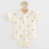 Dojčenské celorozopínacie body s krátkym rukávom z organickej bavlny New Baby Olivy Dojčenské celorozopínacie body s krátkym rukávom z organickej bavlny New Baby Olivy